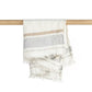 Oyster Stripe Guest Towel