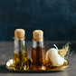 Corked Pebbled Small Carafe - Set of 2