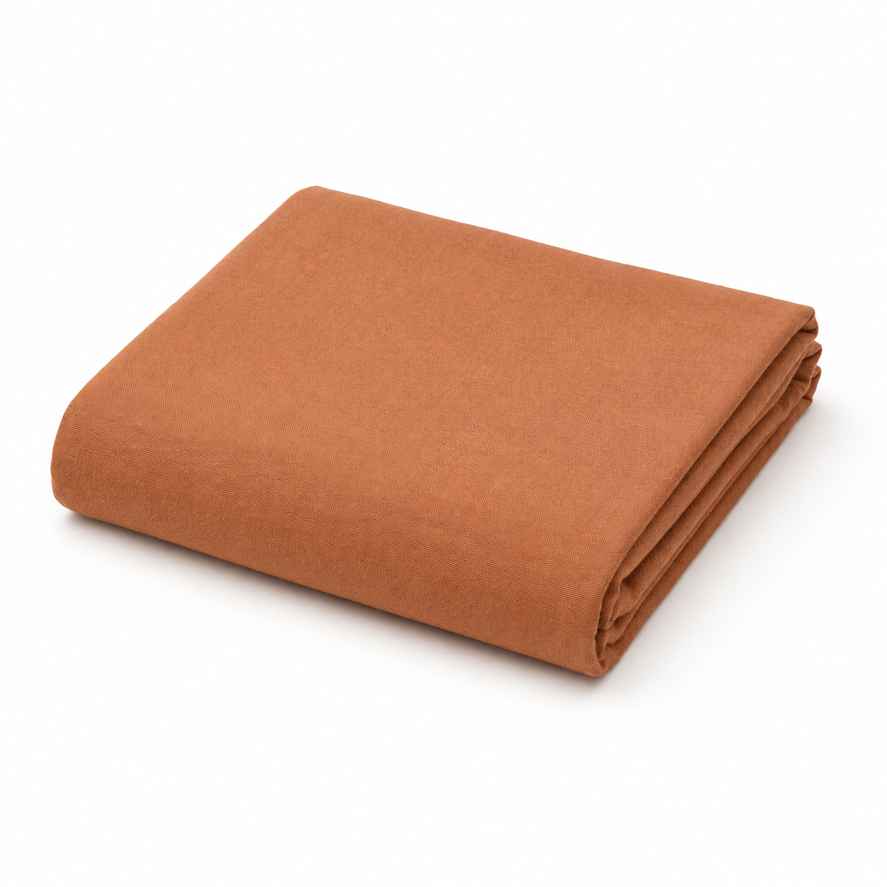 Cannelle Lissoy Washed Linen Flat Sheet