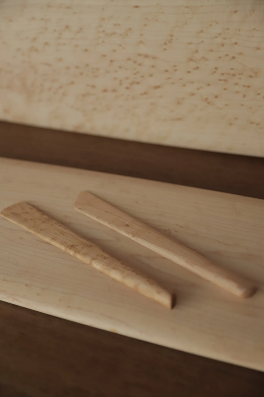 Bird's-Eye Maple Pâté Knife