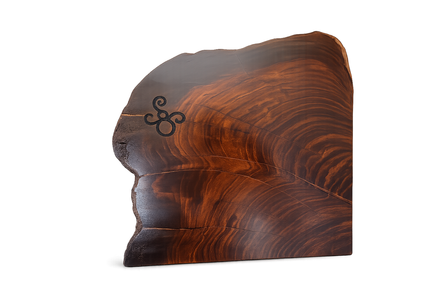 Corner Walnut Serving Board