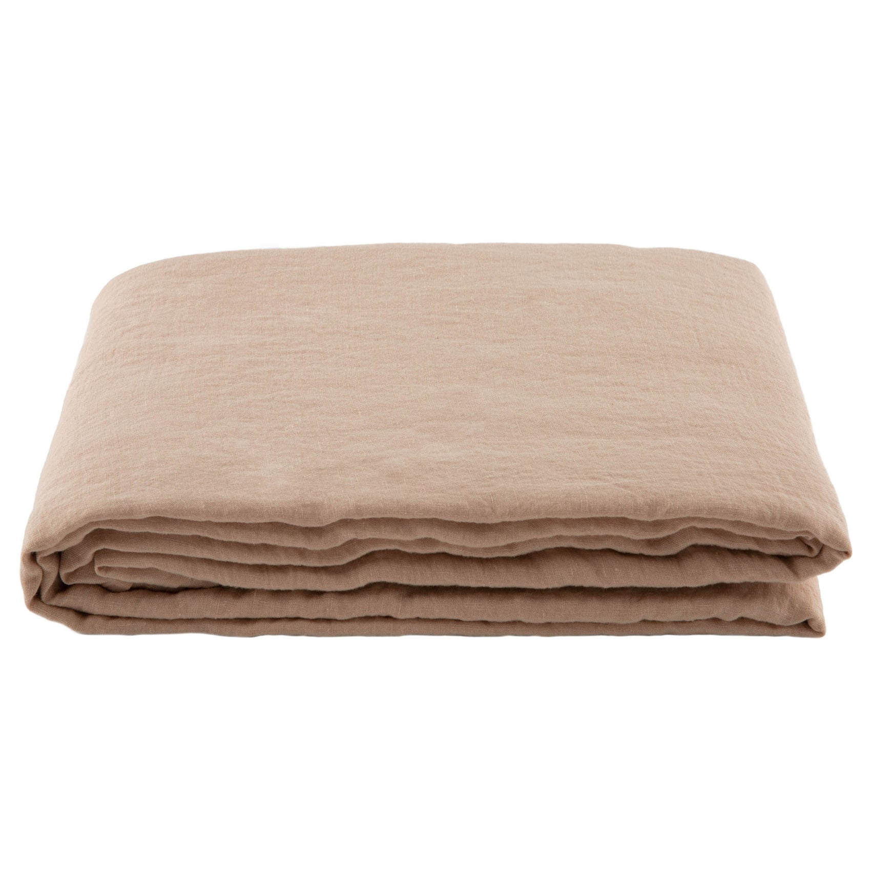 Meringue Lissoy Washed Linen Fitted Sheet