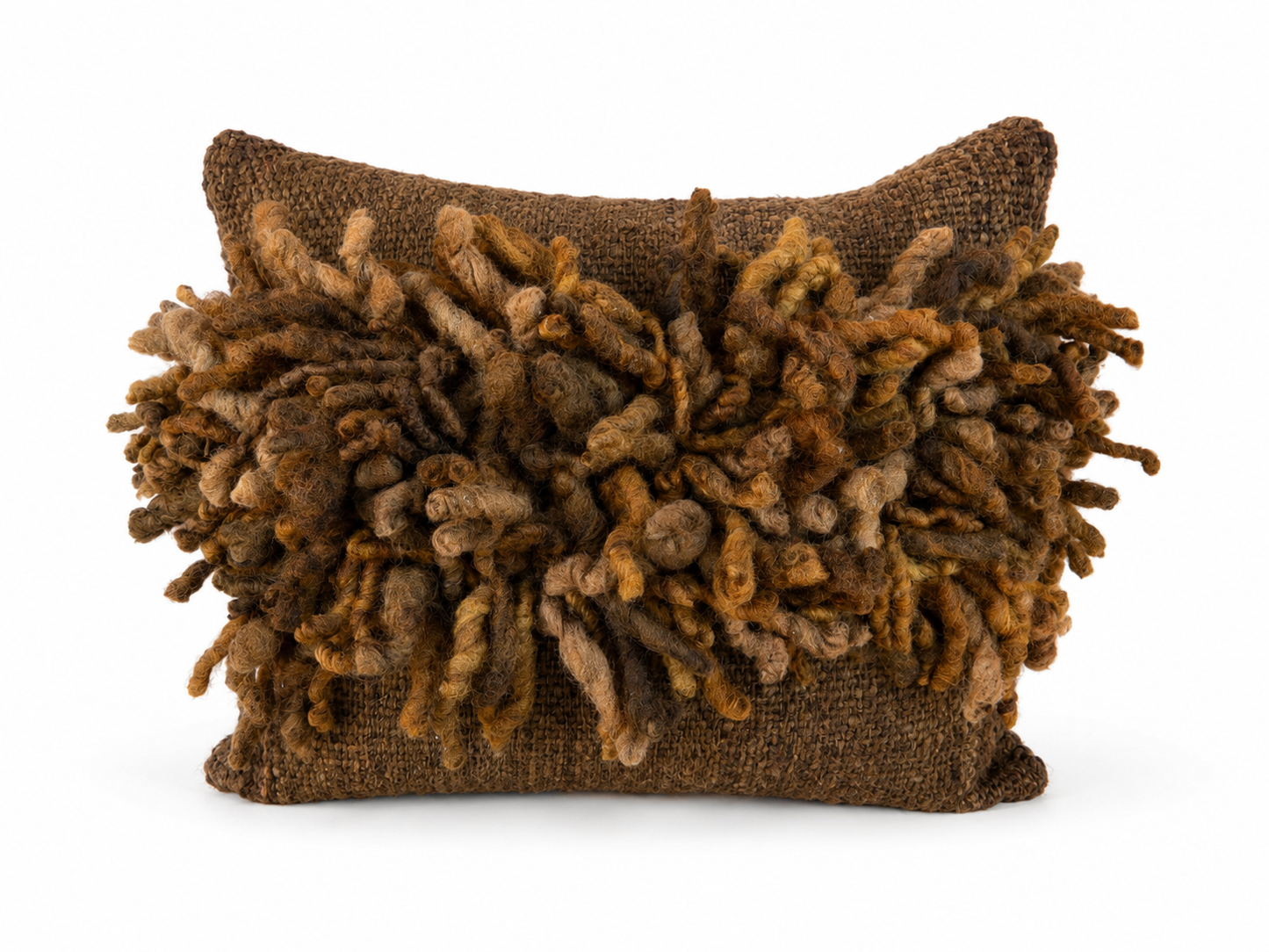 Brown Dreadlock Pillow