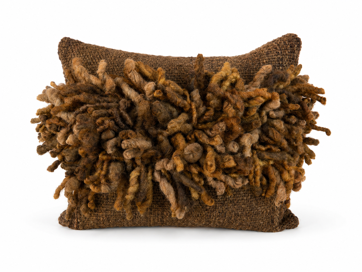 Brown Dreadlock Pillow
