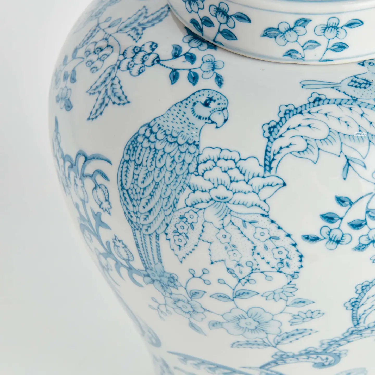 Monarch Parrot Ginger Jar