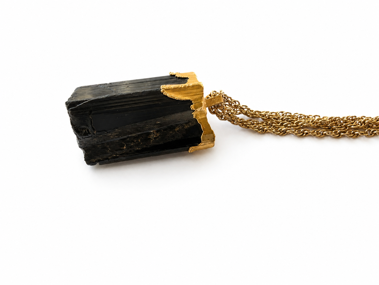 Vintage Fossil Gold Plated Necklace