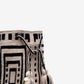 Helena Beige & Black Crossbody Bag