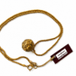 Vintage 22K Gold Plated Iron Pyrite Necklace