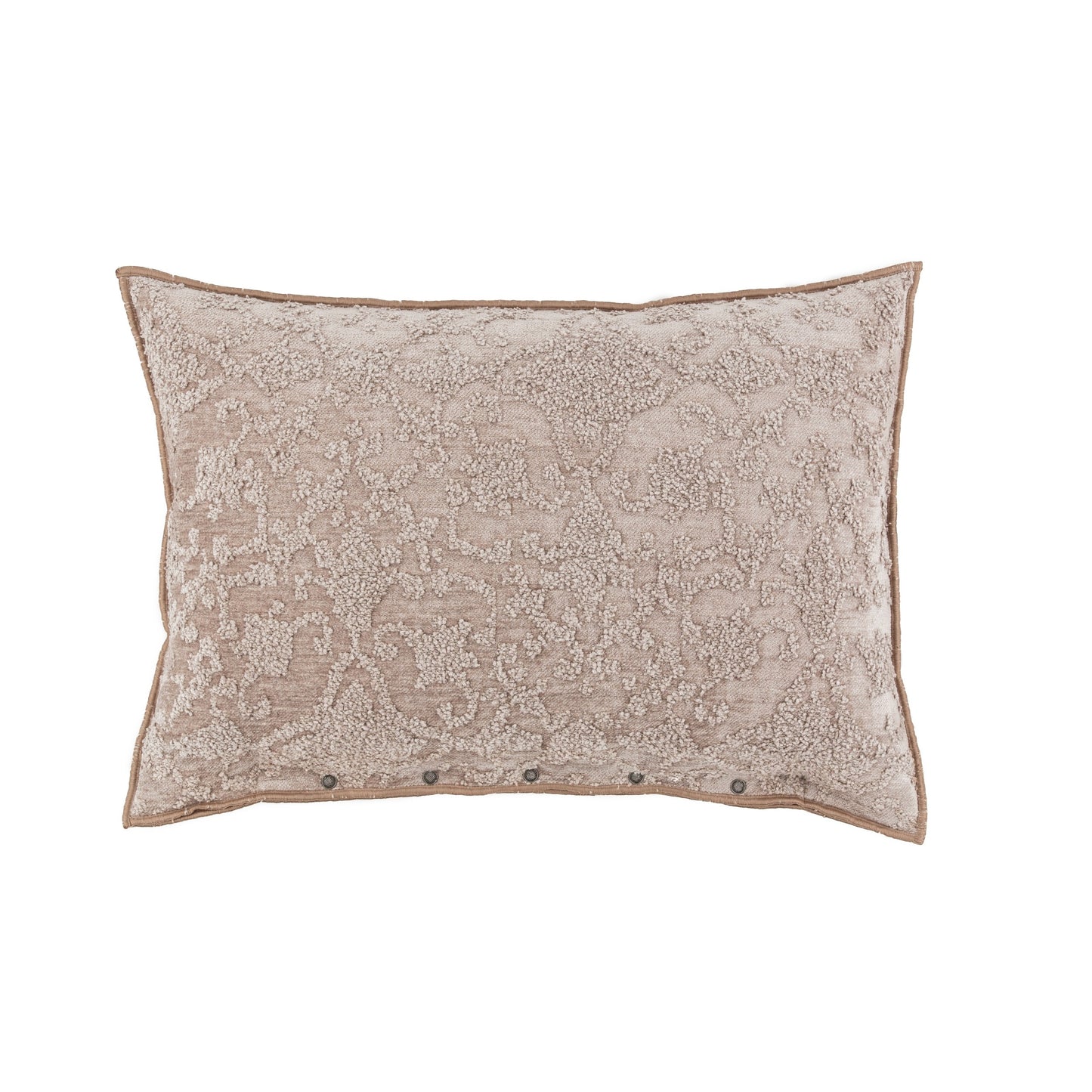Jacquard Velvet Beige Pillow