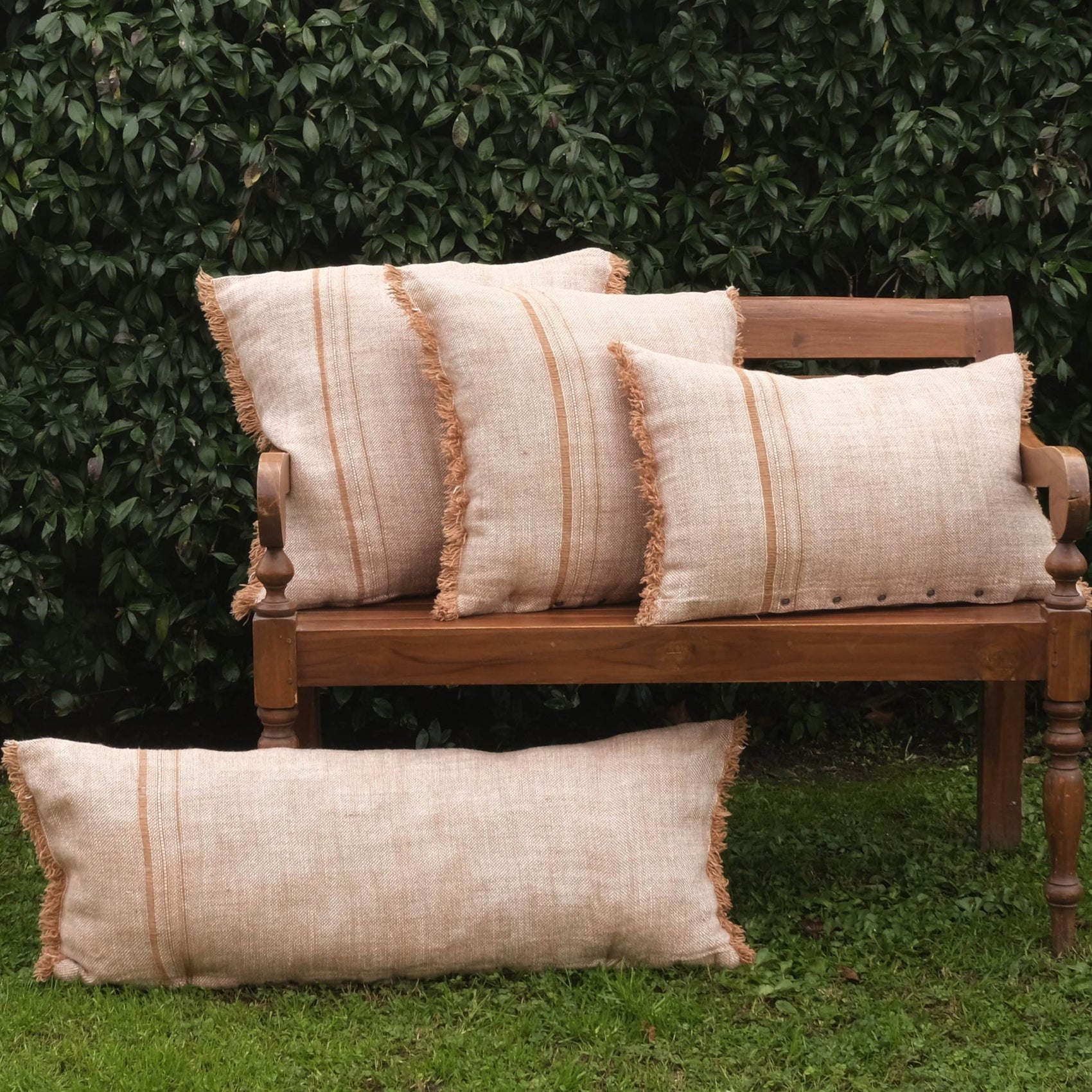 Chambray Stripe Long Lumbar