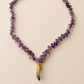 Medium Vintage Quartz Amethyst Necklace