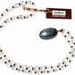 Vintage Quartz Nautilus and Gold Necklace