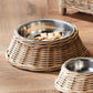 Rattan Pet Bowl