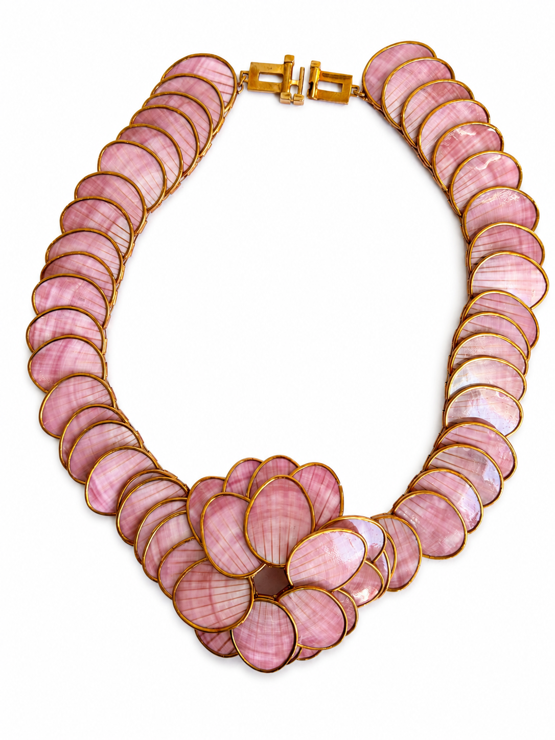 Sun + Moon Shell with 22K Gold Plating Necklace