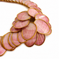 Sun + Moon Shell with 22K Gold Plating Necklace