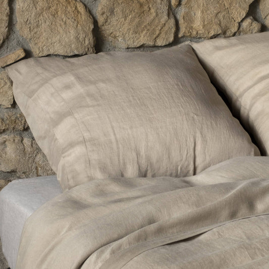 Lin Satin Washed Linen Pillowcase
