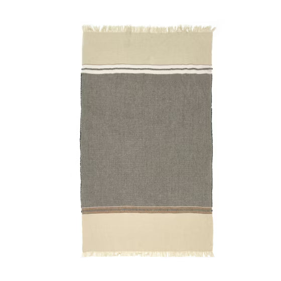 Beeswax Stripe Belgian Towel Fouta