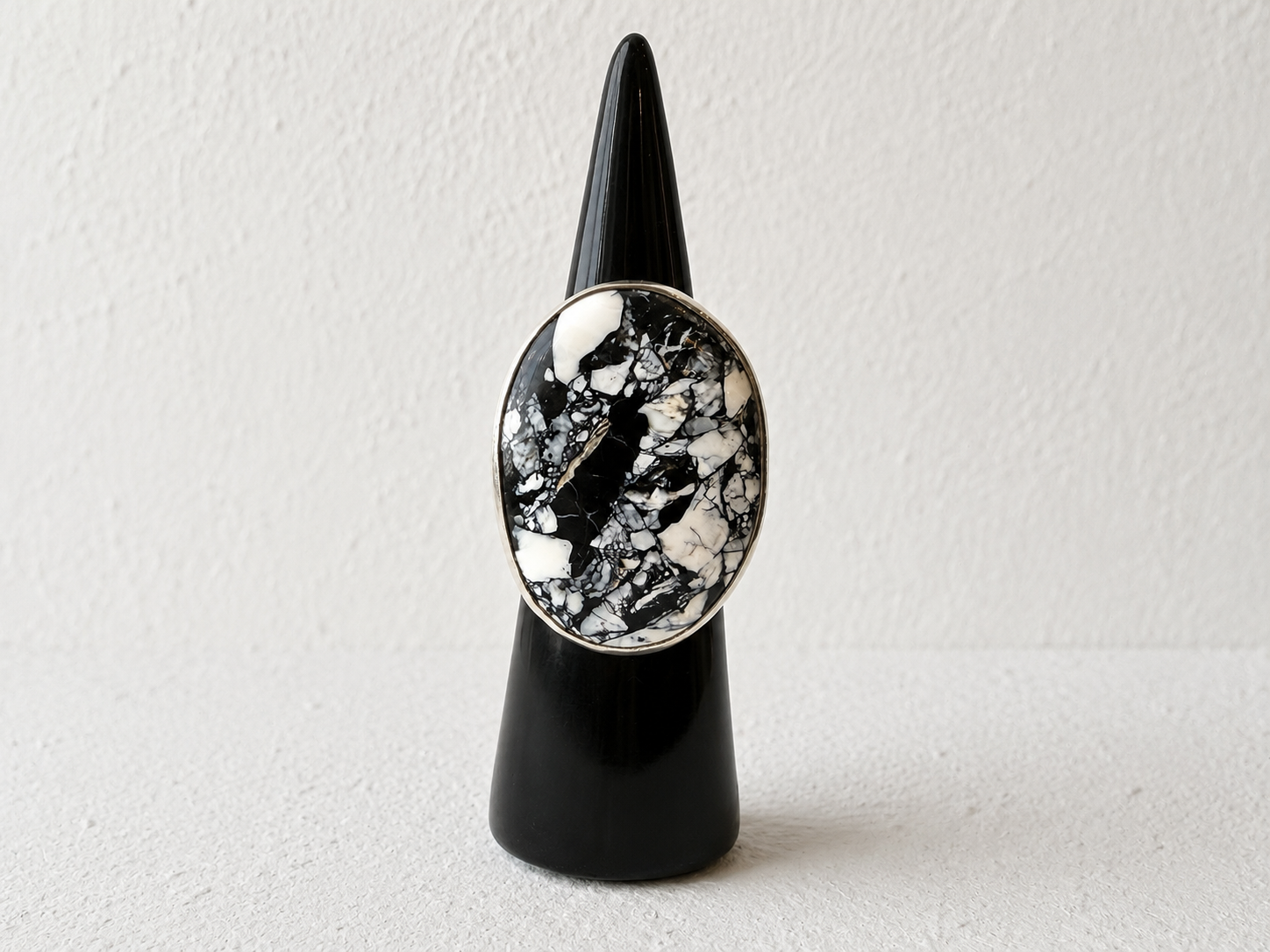 White Buffalo Oblong Ring