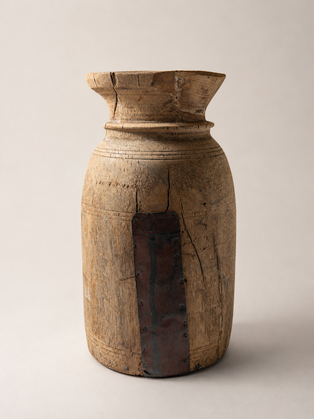 Iron & Wood Vessel