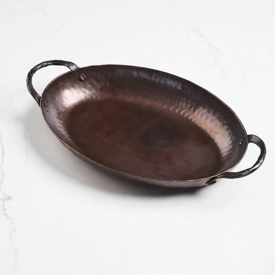 Carbon Steel Oval Roaster from Smithey Ironware