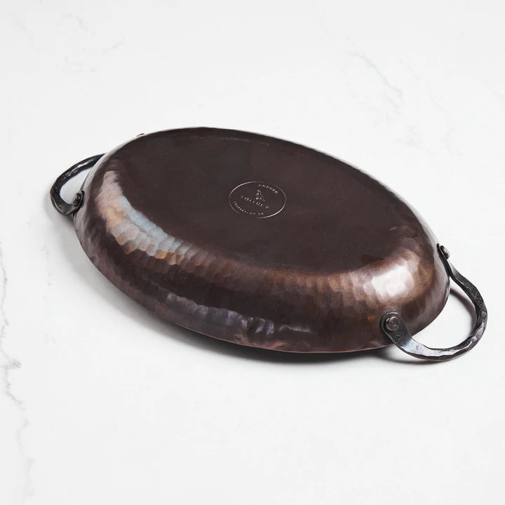 Carbon Steel Oval Roaster from Smithey Ironware