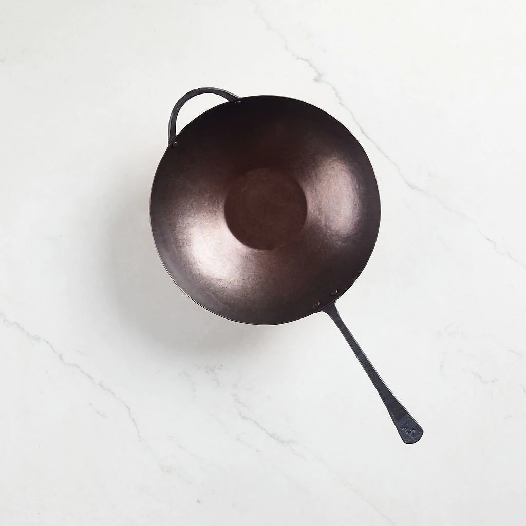 Carbon Steel Wok from Smithey Ironware