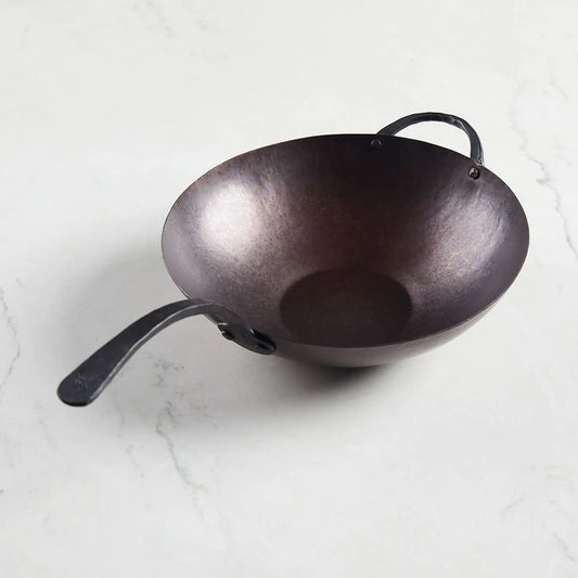 Carbon Steel Wok from Smithey Ironware