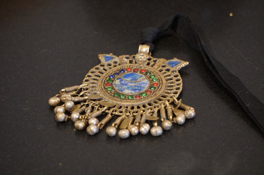 Large Vintage Pakistani Tribal Necklace