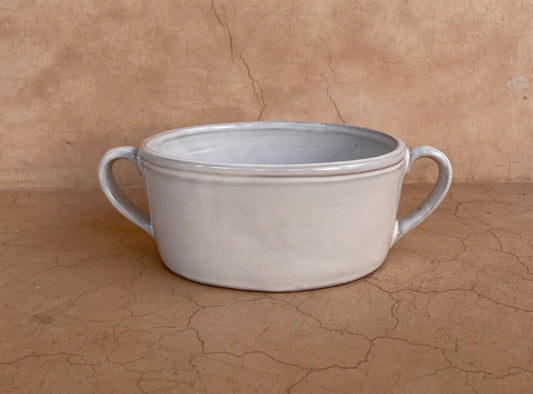 Clos du Manoir Two-Handled Soup Bowl