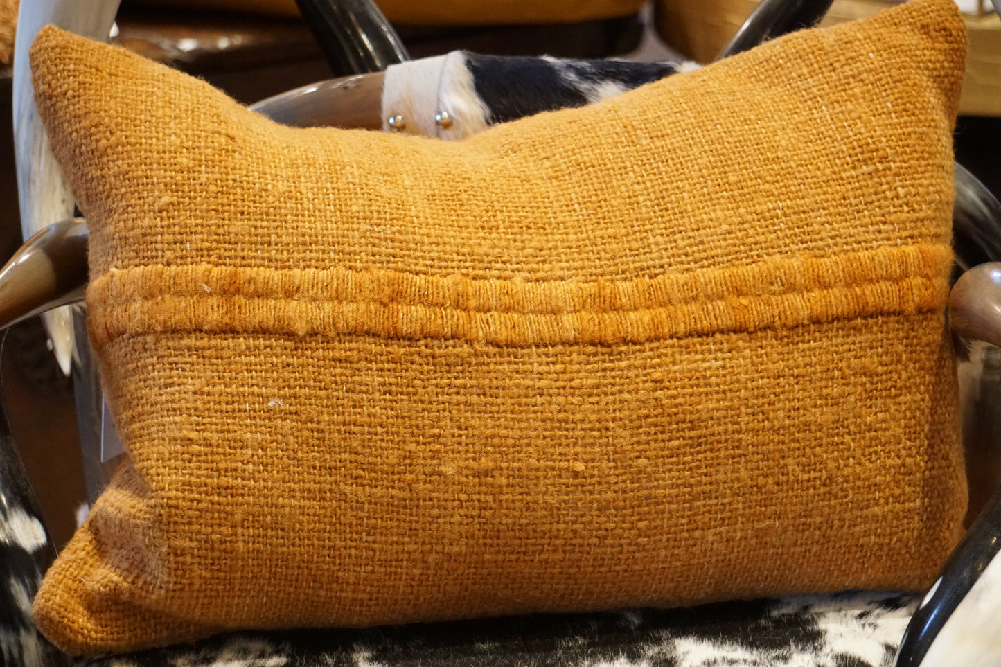Makun Gold Moss Stitch Pillow