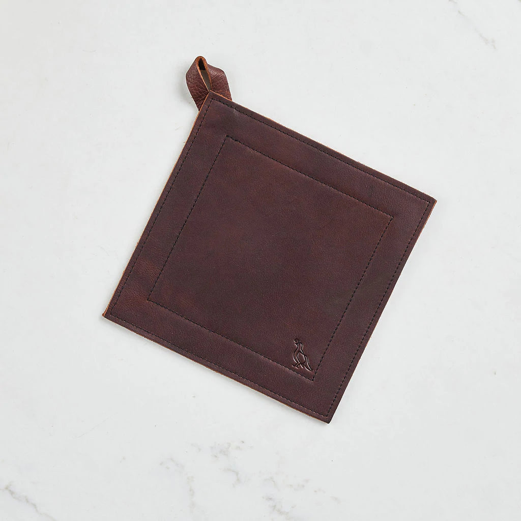 Full Grain Leather Potholder from Smithey Ironware