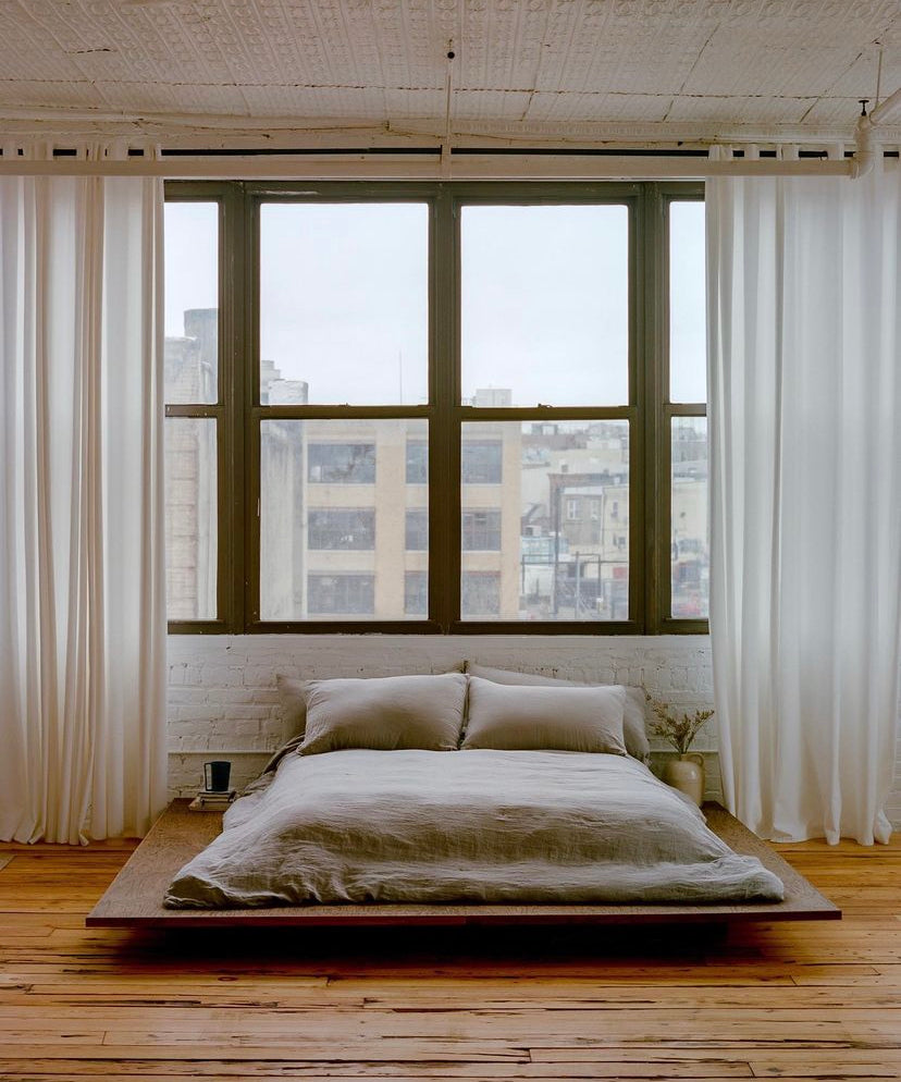 French Presse Washed Linen Sheet Set