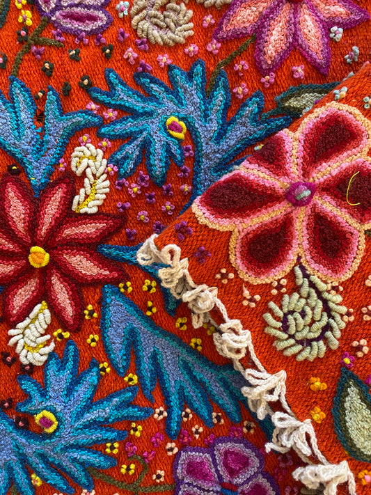 Peruvian Floral Tapestry