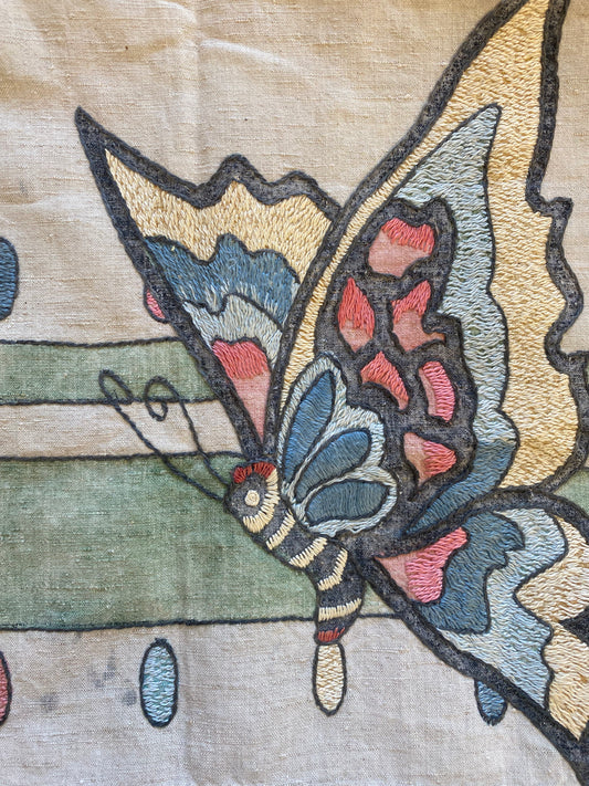 Butterfly Vintage Textile