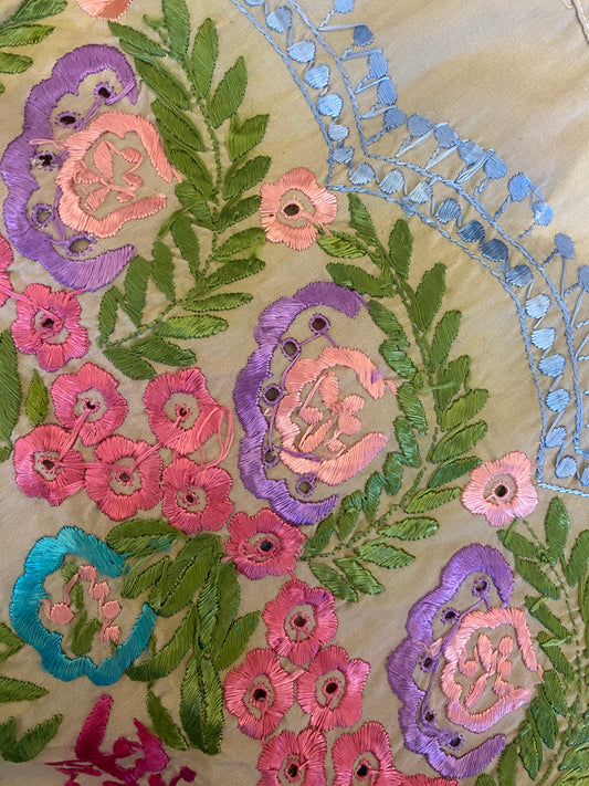 Sweet Floral Vintage Textile