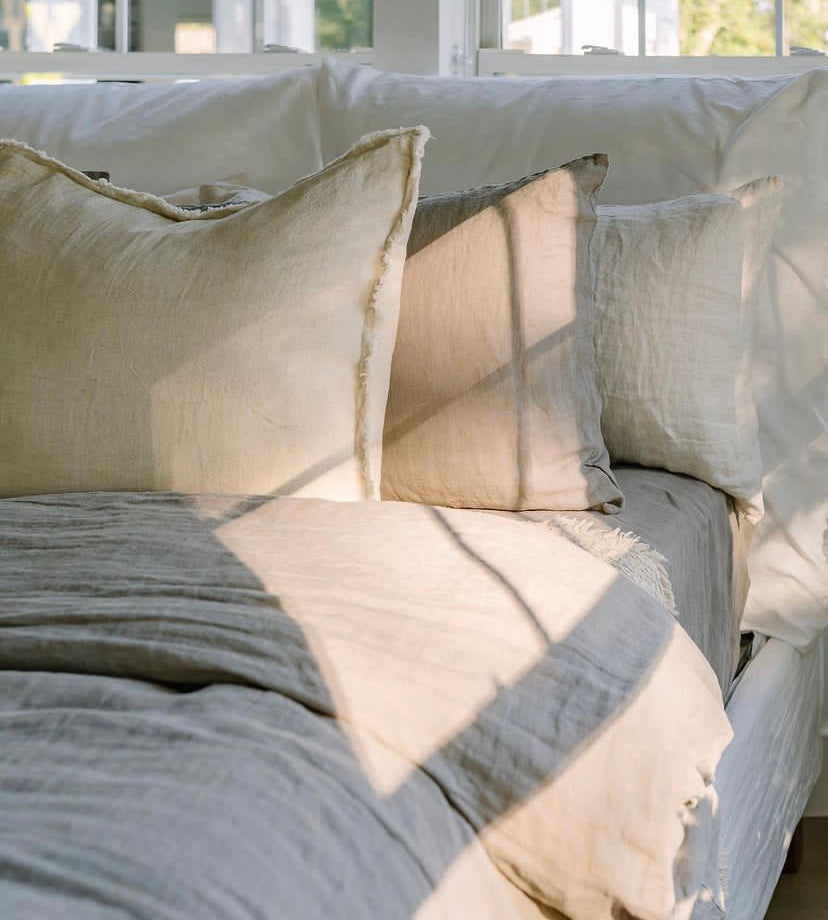 French Presse Washed Linen Duvet Cover