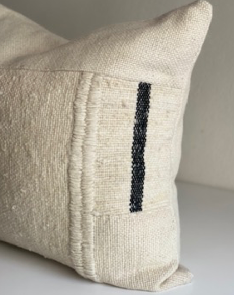 Makun Black & White Patchwork Pillow