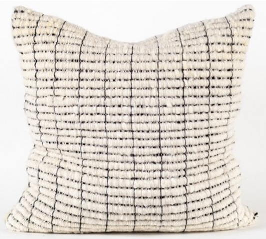Makun Black & White Texturized Pillow