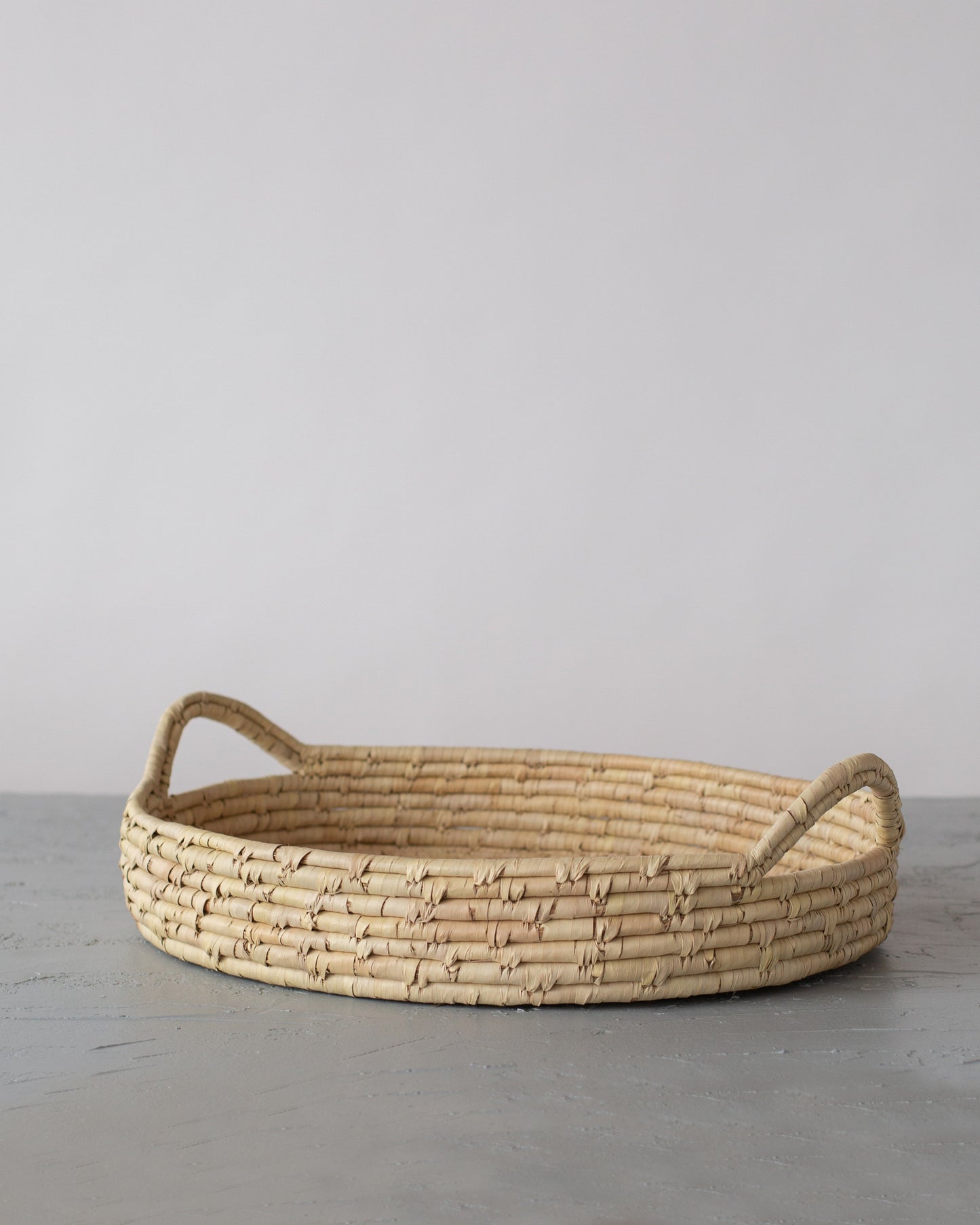 Palm Leaf Large Woven Tray