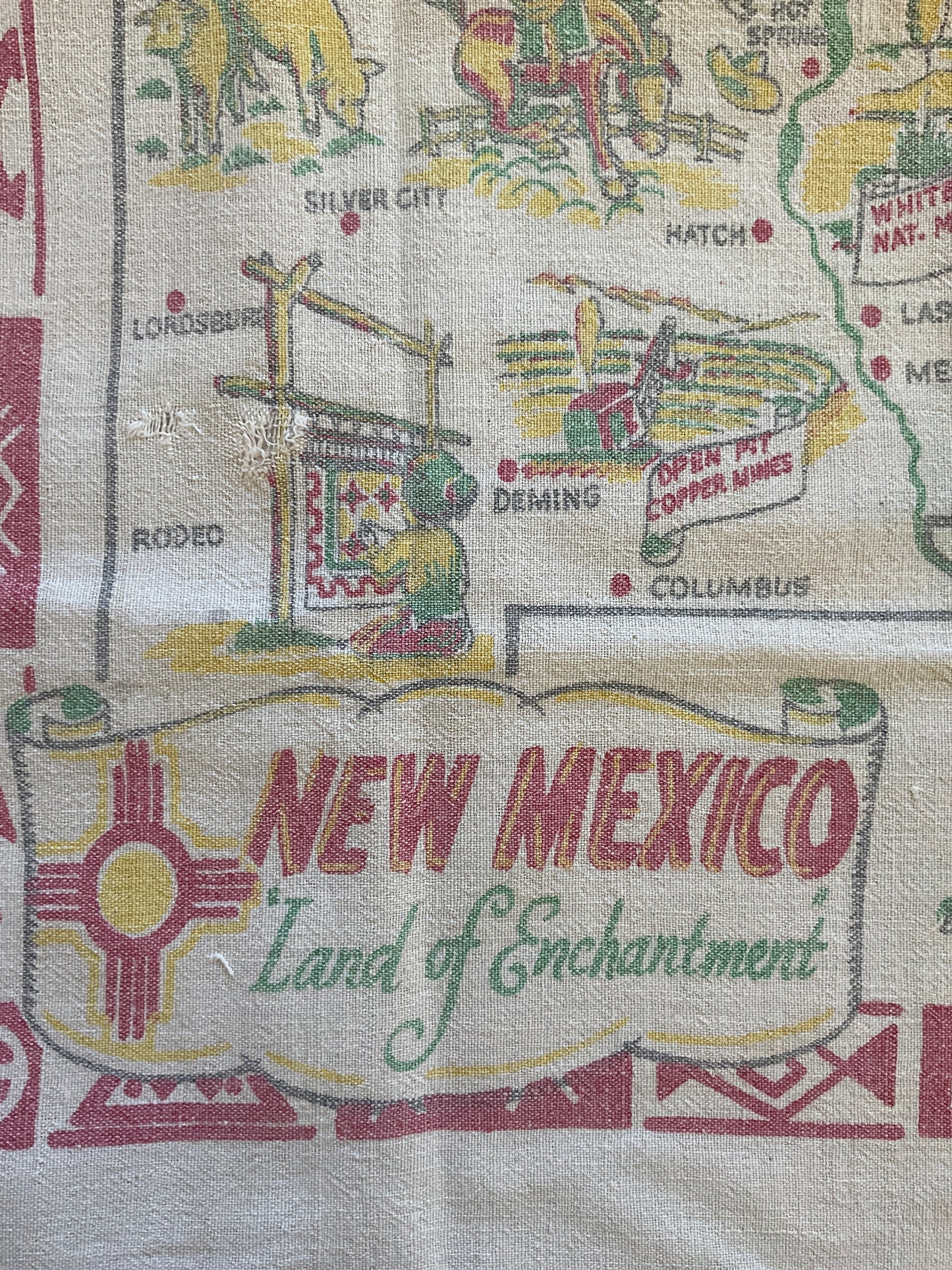Faded New Mexico Vintage Textile