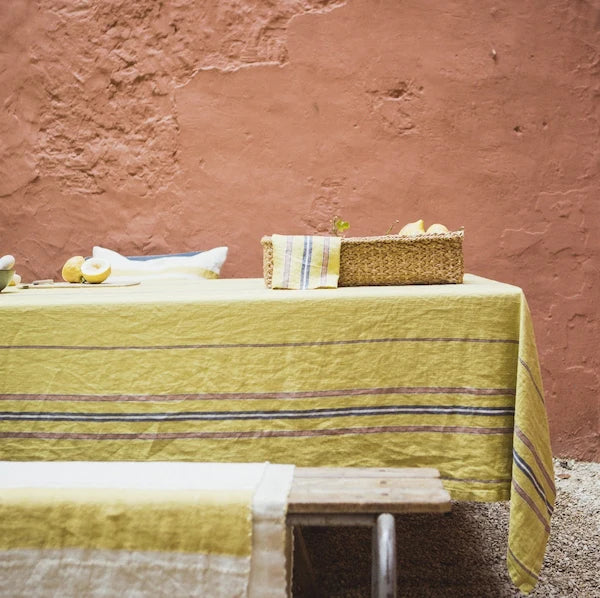 Patio Stripe Tablecloth